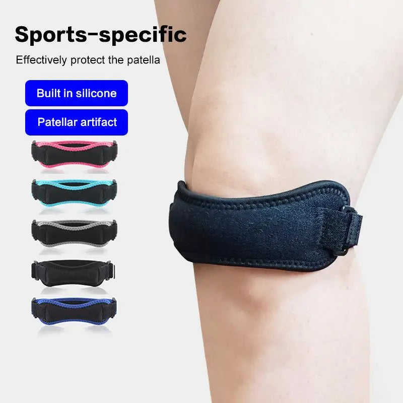 Adjustable Knee Strap Support Brace for Running & Sports Knee Support Strap PLUSH