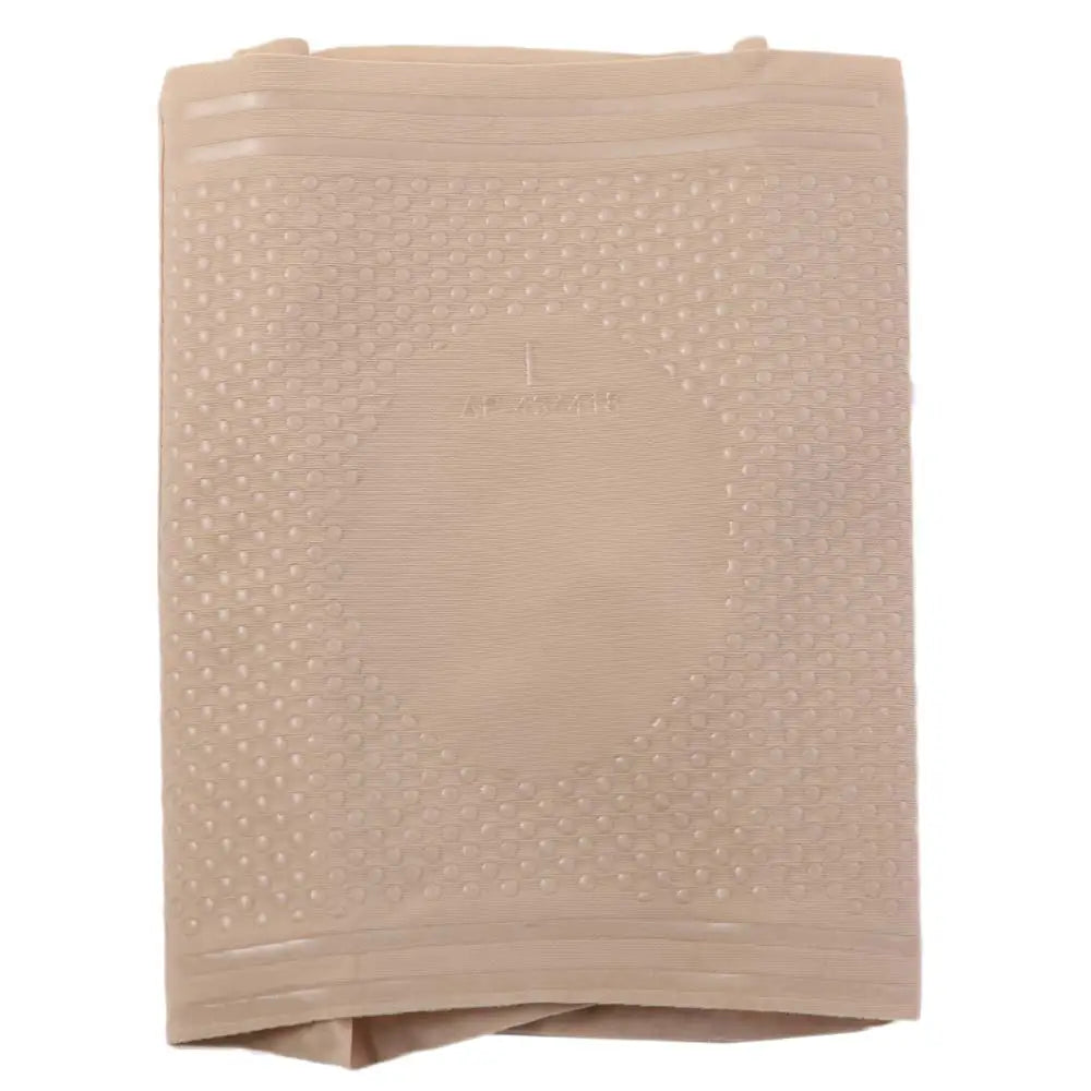 Breathable Compression Knee Sleeve with Side Stabilizers Knee Sleeve Brace PLUSH Beige L