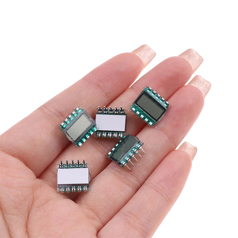 10-Pin TN 3-Digit Segment LCD Display 3V Low-Power Module 5pcs LCD Display Module PLUSH Green