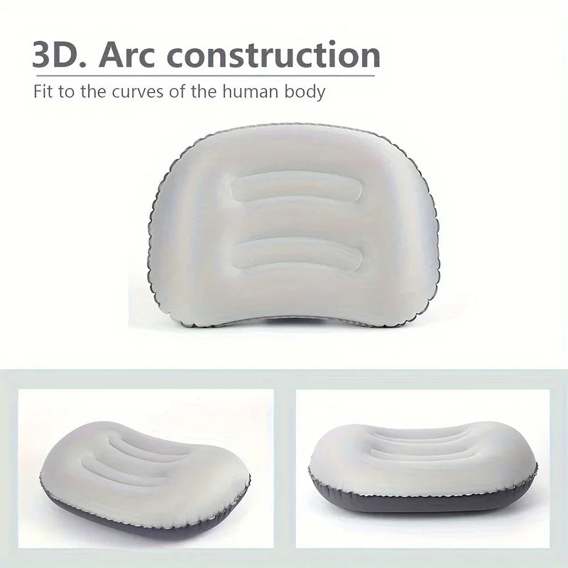 Ultralight Inflatable Camping Pillow – Neck & Lumbar Support Inflatable Camping Pillow PLUSH