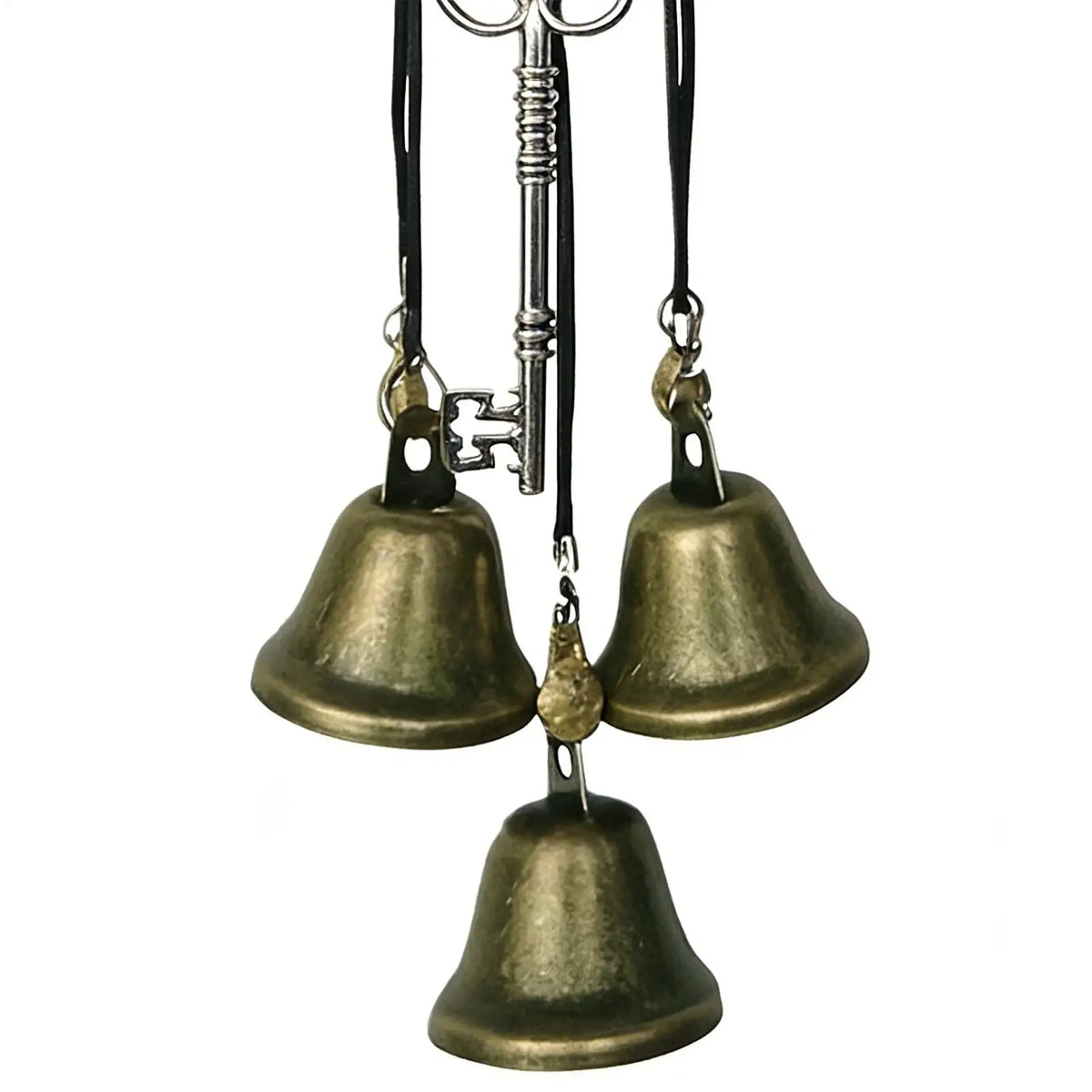 Witch Bells Door Knob Hanger | Vintage Brass Wind Chime Décor Wind Chime Ornament PLUSH