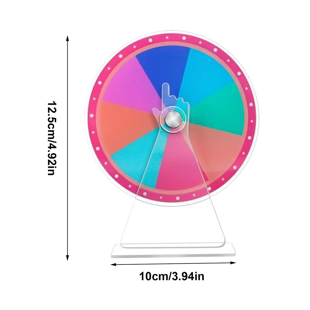 DIY Prize Spin Wheel – Erasable Tabletop Roulette Spinner Prize Spin Wheel PLUSH