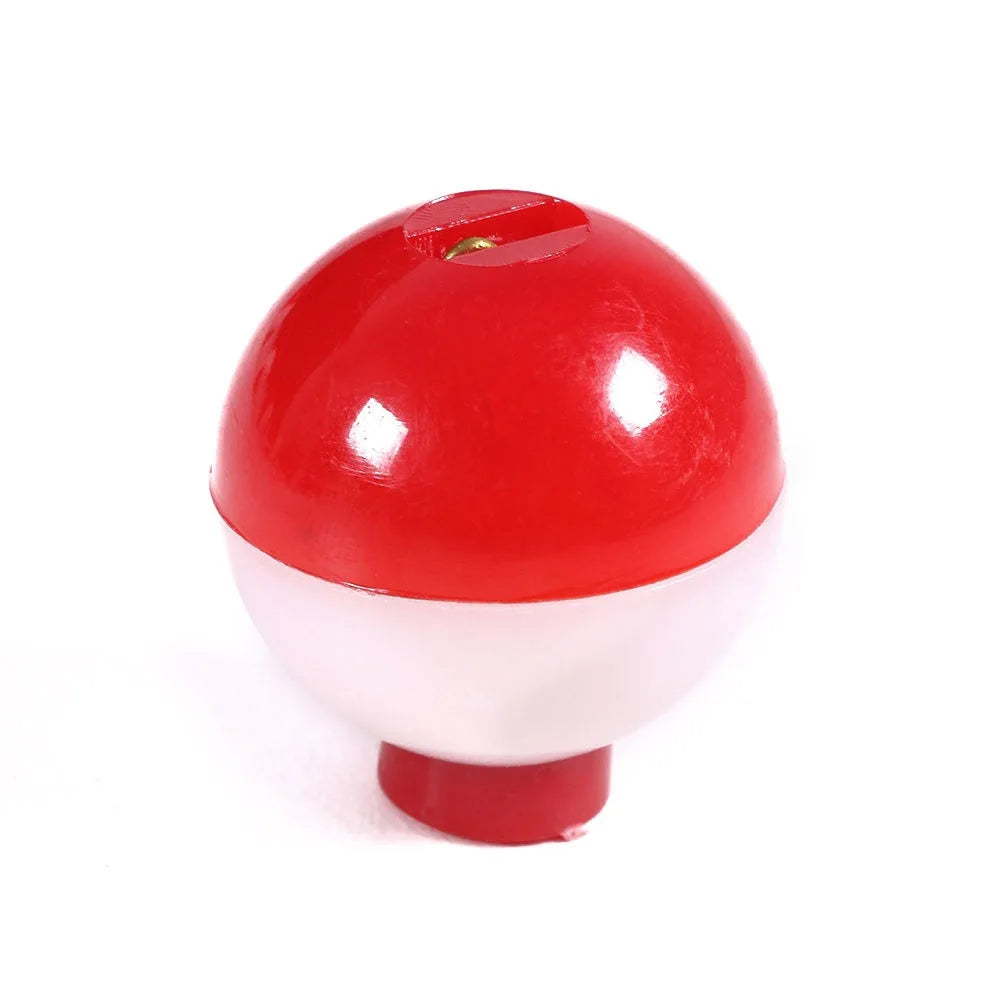 Red White Plastic Fishing Bobber Float Ball Set – 7 Sizes Fishing Bobber Set PLUSH