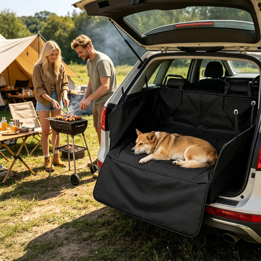 Waterproof Pet Cargo Liner – Non-Slip SUV Trunk Mat for Dogs Pet Cargo Liner PLUSH