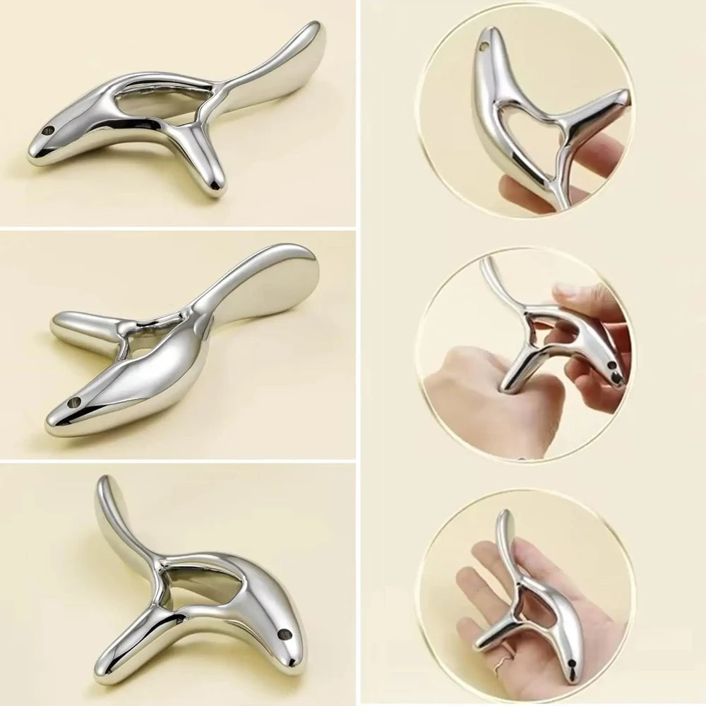 Trigger Point Massage Tool – Gua Sha & Acupressure Thumb Saver Massage Tool PLUSH