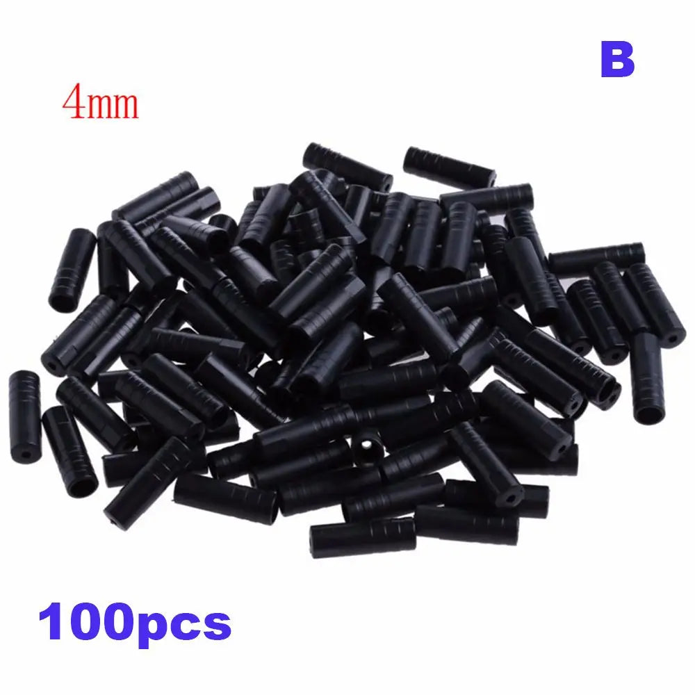 100pcs Bike Cable End Caps – Shift & Brake Line Ferrules Bike Cable End Caps PLUSH 2