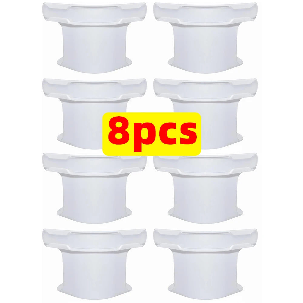 Heavy Duty Bed Sheet Corner Clips – Grippers 4/8/12 Pcs Bed Sheet Clips PLUSH White 8Pcs