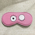 Cartoon Sleep Mask – Cute Concave Blindfold for Women & Men Sleep Eye Mask PLUSH Pink