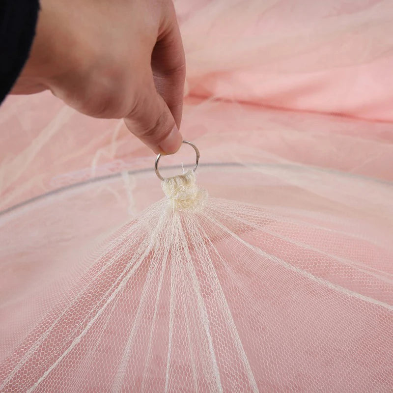Large Dome Bed Canopy Mosquito Net – Hanging Mesh Tent Bed Canopy Net PLUSH