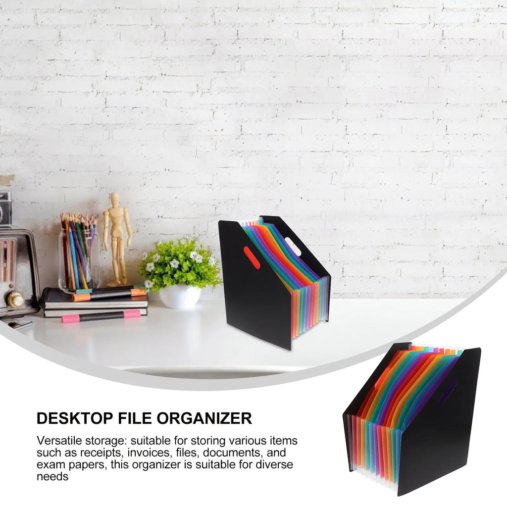 Vertical Accordion File Folder – Large Capacity Document Organizer Accordion File Organizer PLUSH Default Title