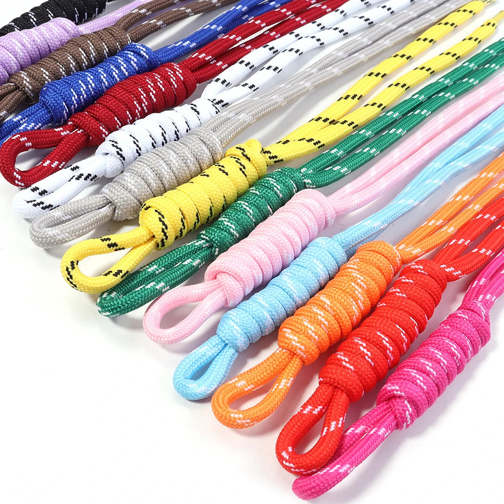 5pcs Colorful Braided Nylon Lanyard Keychain – DIY Keyring Rope Braided Lanyard Keychain PLUSH