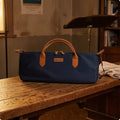 Flute Bag with Shoulder Strap – Zippered Flute Storage Case Instrument Carry Bag PLUSH Blue