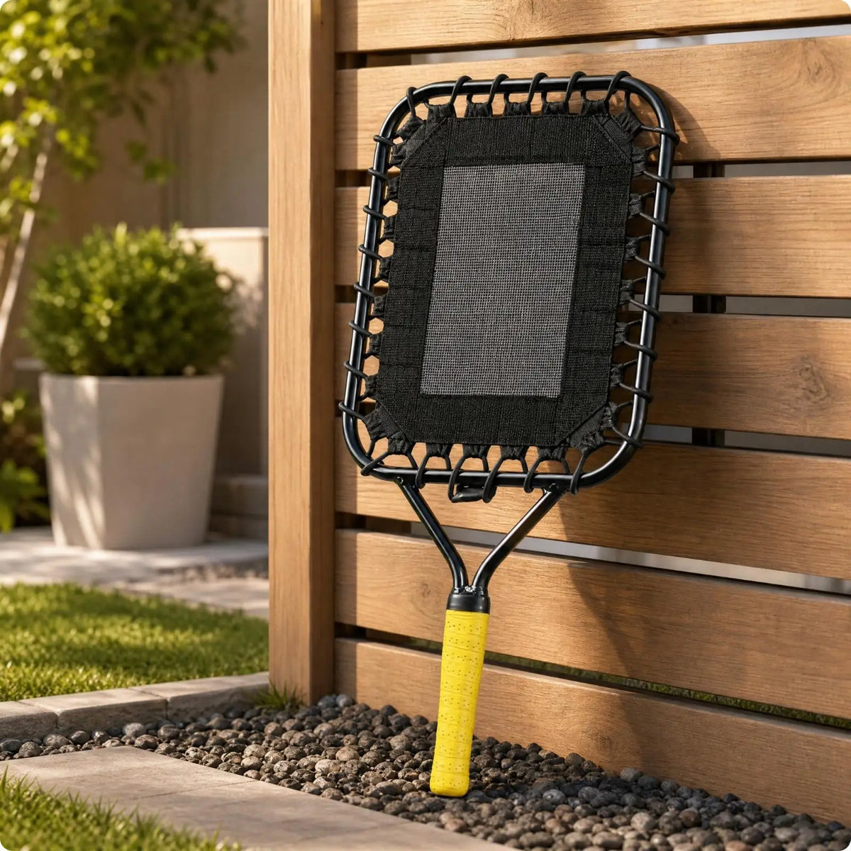 Pickleball Practice Net Rebounder – Iron Frame, Portable Pickleball Rebounder PLUSH