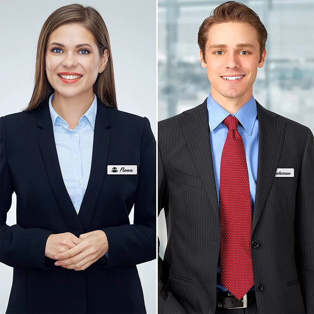 16pcs Blank Pin Name Badges – Classroom & Conference Tags Pin Name Badges PLUSH Default Title