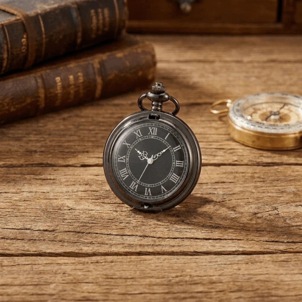 Vintage Steampunk Hollow Gear Quartz Pocket Watch Necklace Pocket Watch Necklace PLUSH