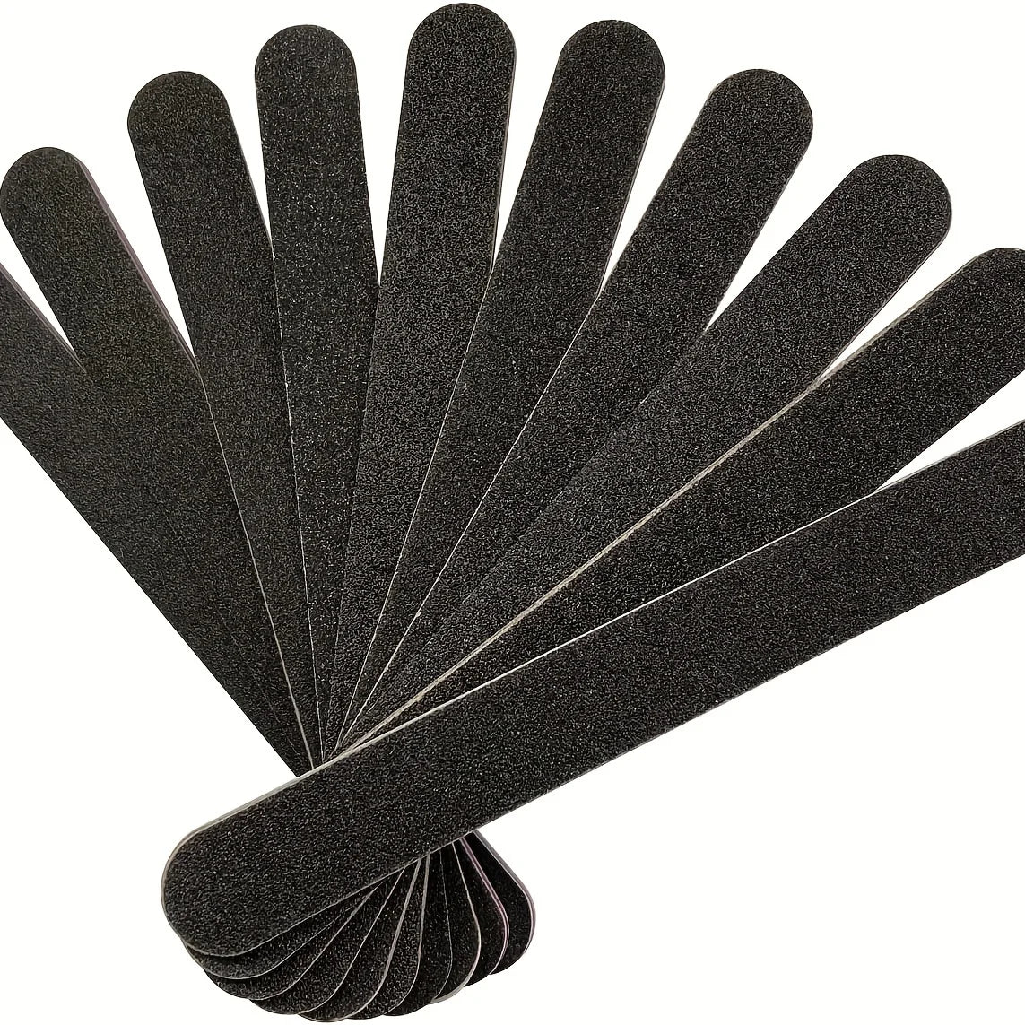 10-Pack Double-Sided Nail Files 100/180 Grit | Emery Boards Nail File Set PLUSH