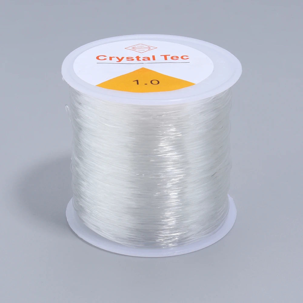 Elastic Crystal Beading Cord 0.4–1mm | DIY Jewelry Making Beading Cord PLUSH 1mm x 50m