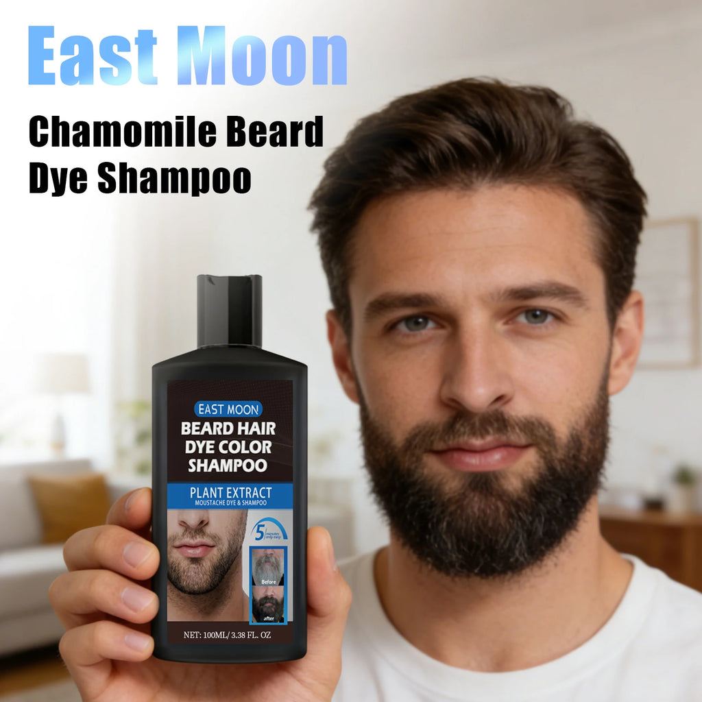 Chamomile Beard Dye Shampoo 2-in-1 Color & Cleanse 100ml Beard Dye Shampoo PLUSH
