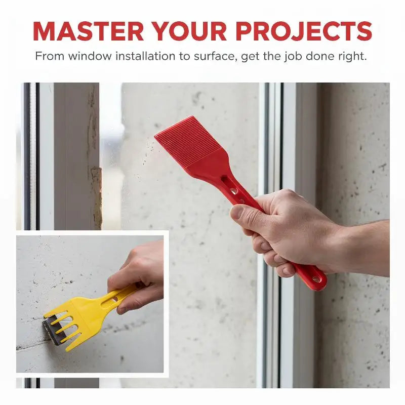 Rubber Strip Installer – Window & Door Sealing Gasket Scraper Tool Gasket Scraper Tool PLUSH