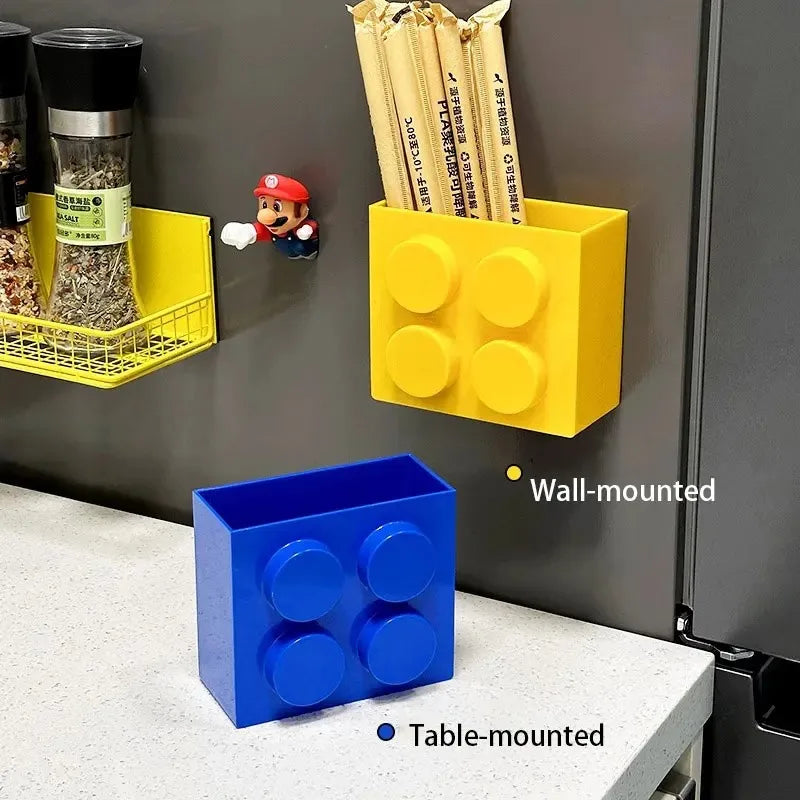 Magnetic Refrigerator Side Storage Rack – Kitchen Organizer Kitchen Storage Rack PLUSH