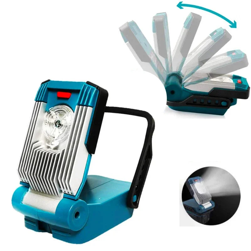 ZWINCKY LED Work Light for Bosch 18V 20V Li-Ion Battery LED Work Light PLUSH