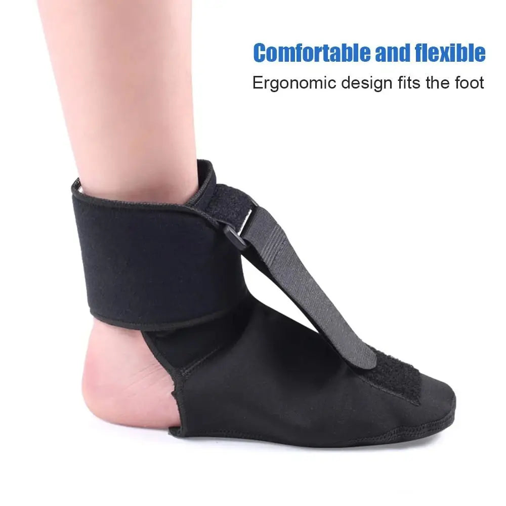 Adjustable Drop Foot Orthosis Brace | Compression Splint Sock Foot Drop Brace PLUSH