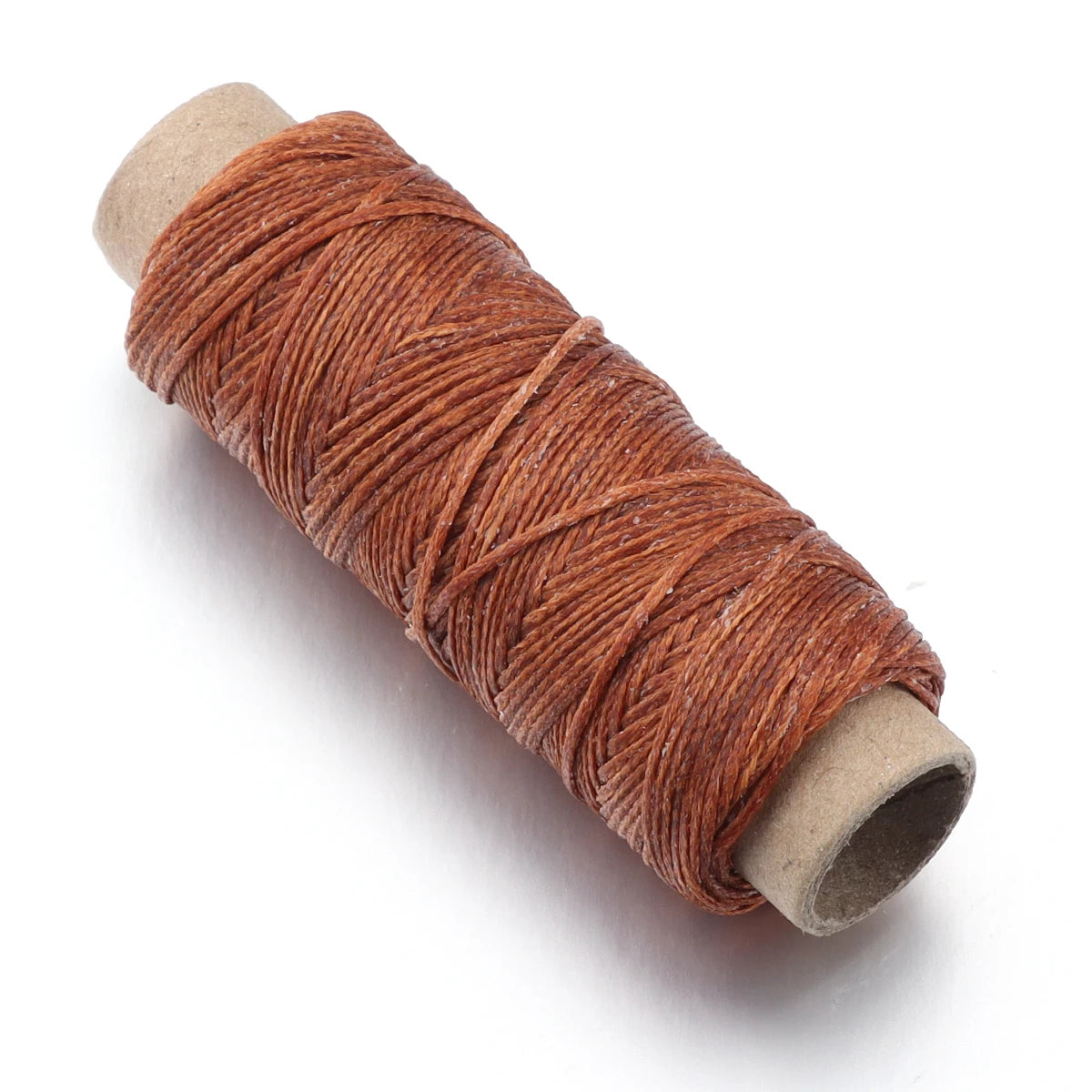50 Yards Flat Waxed Thread 1mm | Leather & Bookbinding Cord Waxed Sewing Thread PLUSH Brown
