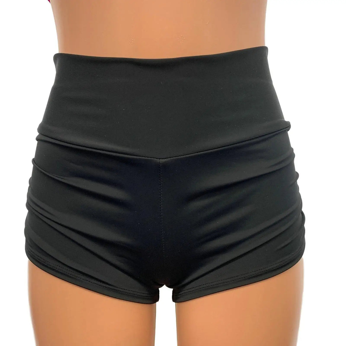 Women's High Waist Compression Yoga Biker Shorts – Butt Lift Yoga Biker Shorts PLUSH