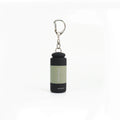USB Rechargeable Mini LED Keychain Flashlight – Waterproof Keychain Flashlight PLUSH Gray