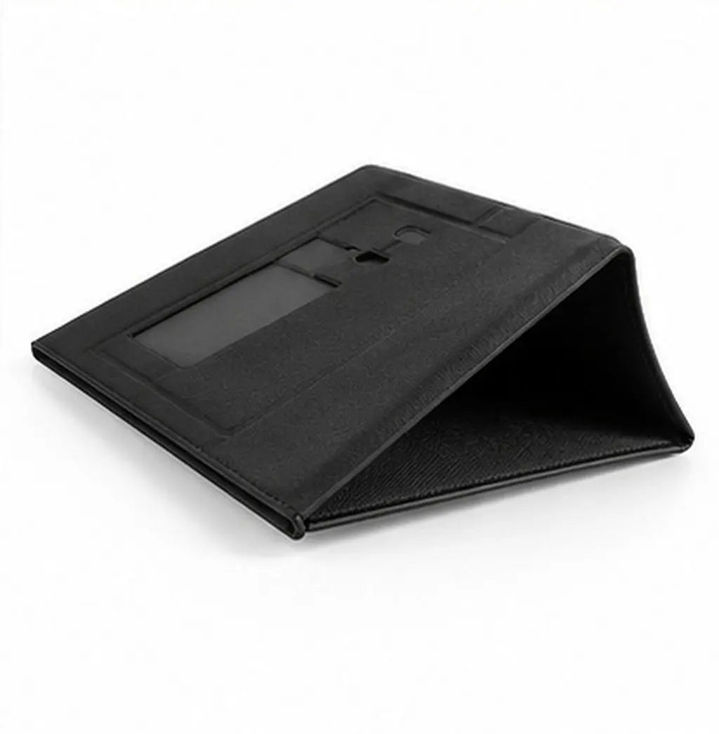 Foldable PU Laptop Mouse Pad with Phone & Pen Holder Foldable Mouse Pad PLUSH Default Title