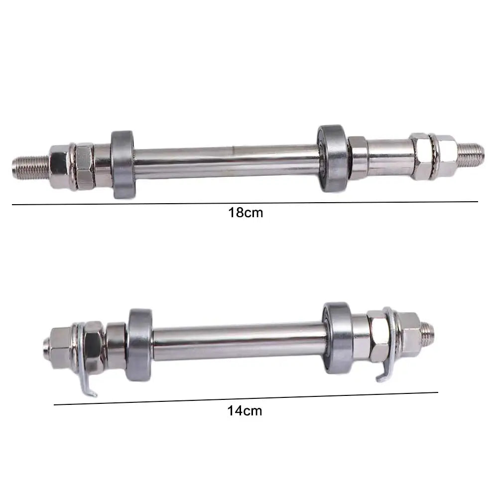 Bicycle Hub Axle Front & Rear Solid Shaft – Road MTB BMX Bicycle Hub Axle PLUSH