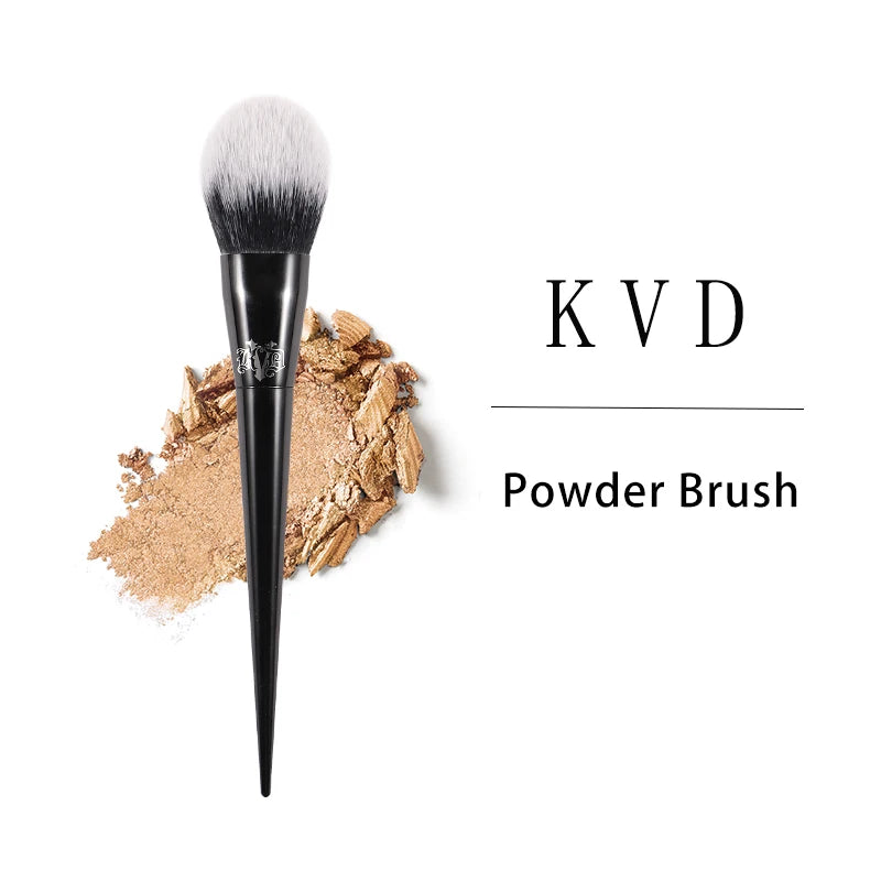 Kat Von D Large Powder Brush 01 – Soft Synthetic Fiber Makeup Brush PLUSH