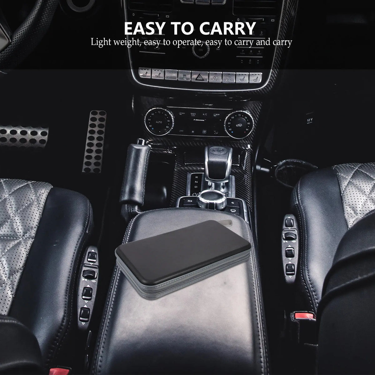 80-Capacity CD DVD Storage Case | Portable Zipper Disc Organizer CD DVD Storage Case PLUSH