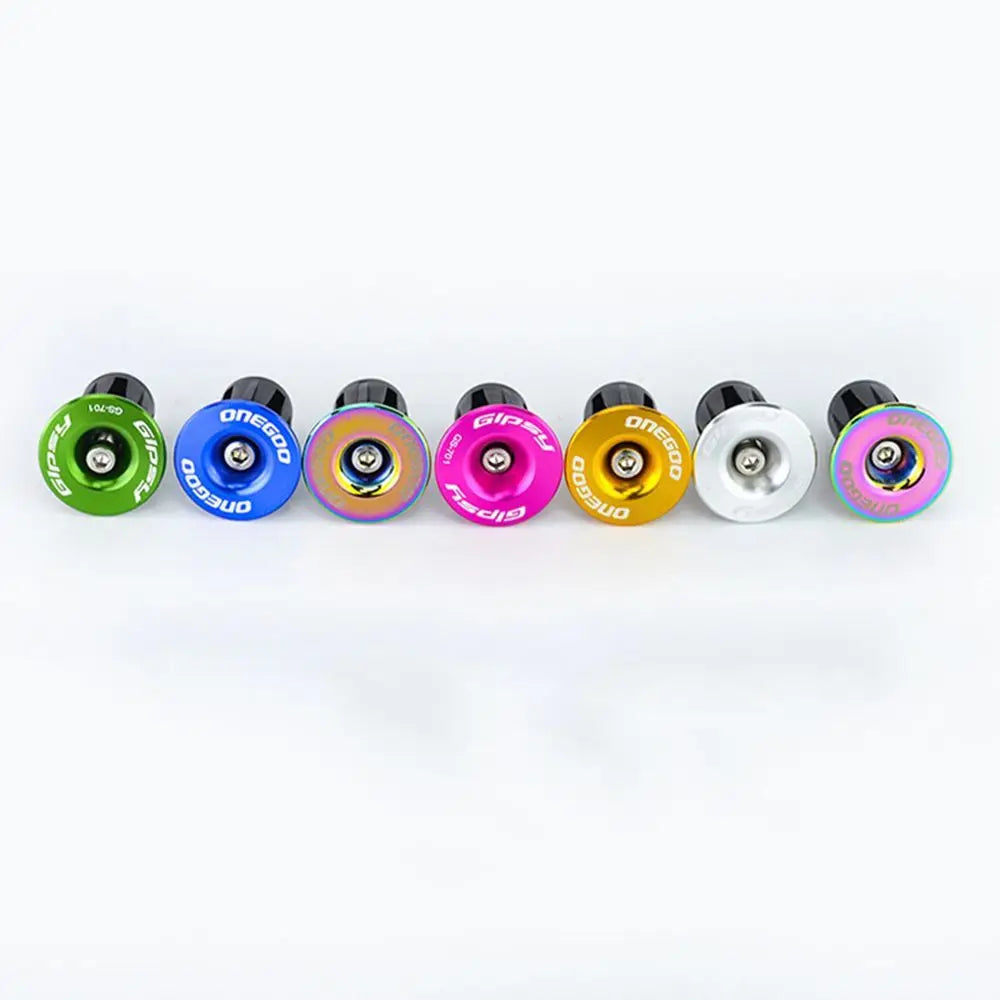 Alloy Bicycle Handlebar End Caps – Bar Plug Grips 1 Pair Handlebar End Caps PLUSH