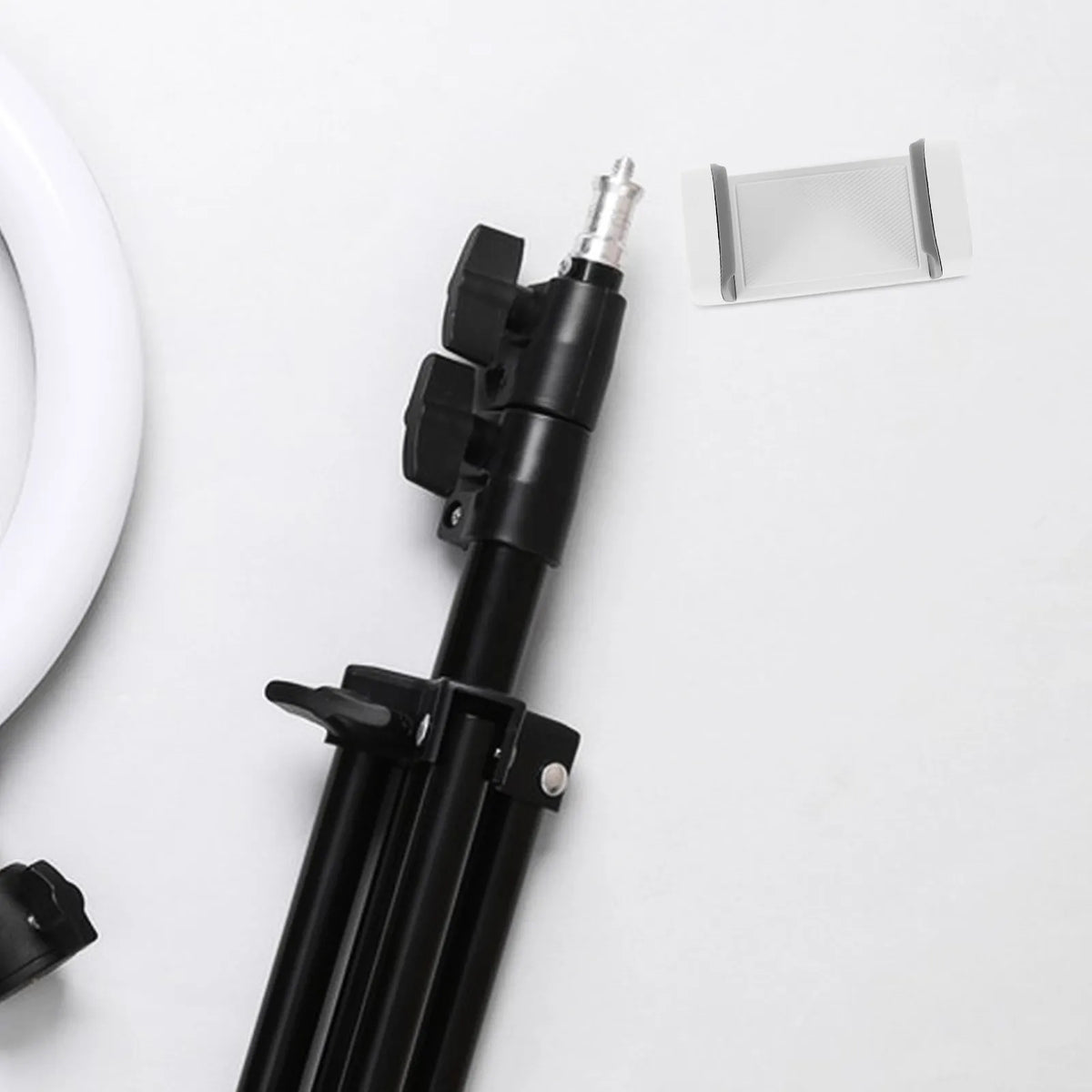 Universal Phone Tripod Mount Clip – 1/4" Screw Adapter Phone Tripod Mount PLUSH