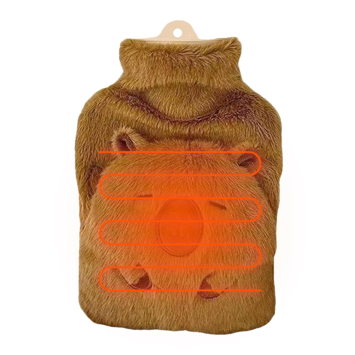 Capybara Hot Water Bottle 1000ml – Plush Hand Warmer Hot Water Bottle PLUSH