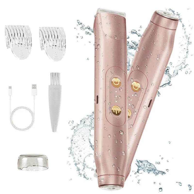 Women's Electric Bikini Trimmer & Body Hair Remover Electric Hair Trimmer PLUSH