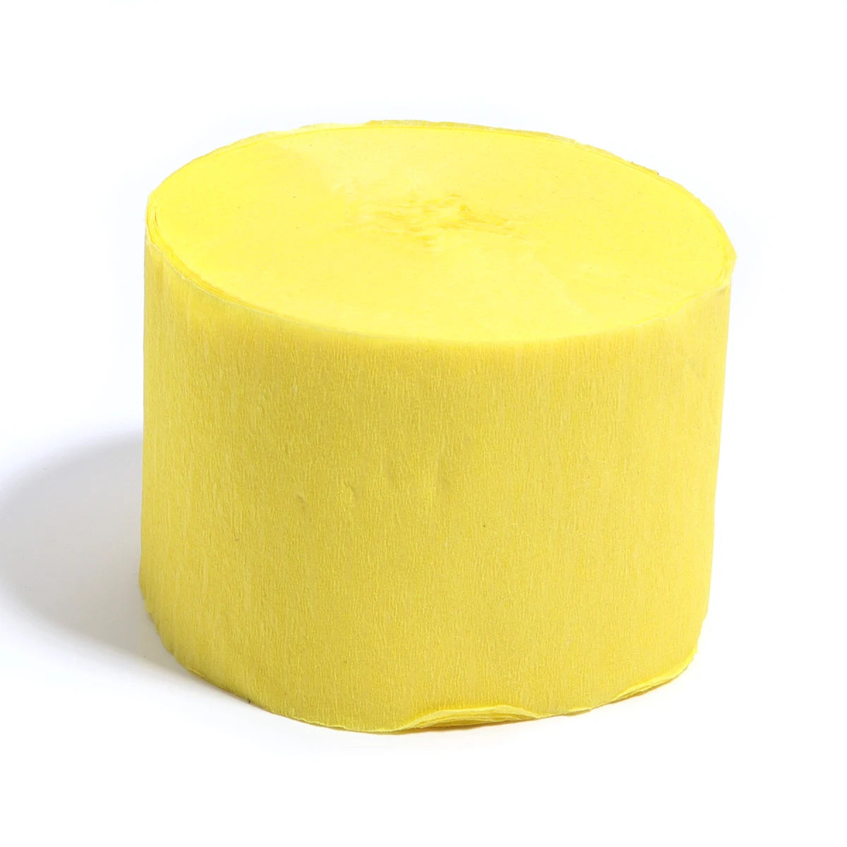25m Colorful Crepe Paper Streamer Rolls – Party & Wedding Décor Party Streamer Rolls PLUSH yellow