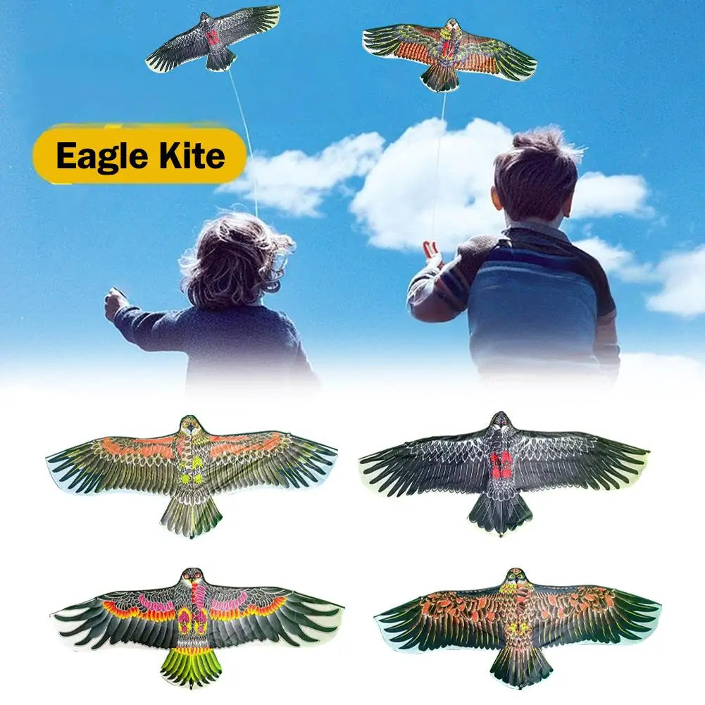 Large Eagle Kite with 30m Line – Outdoor Toy for Kids & Family Outdoor Flying Kite PLUSH