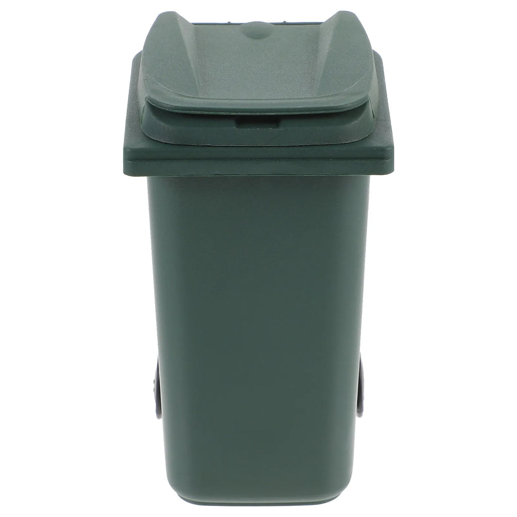 Mini Desktop Trash Can with Lid – Small Plastic Waste Bin Desktop Trash Can PLUSH