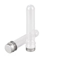 10pcs Clear Plastic Test Tubes with Lids – Mini Sample Containers Sample Storage Tubes PLUSH Default Title