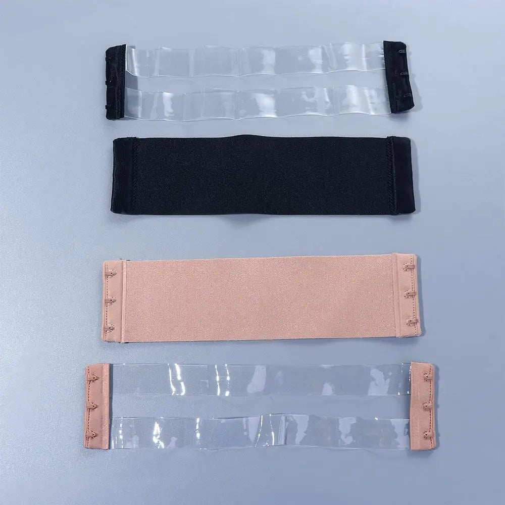 Adjustable Elastic Bra Extender – Non-Slip Transparent Band Bra Extender PLUSH