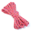 5 Yards 10mm Colorful Confetti Acrylic Knitted Yarn Cord – DIY Craft Yarn Cord PLUSH watermelon red