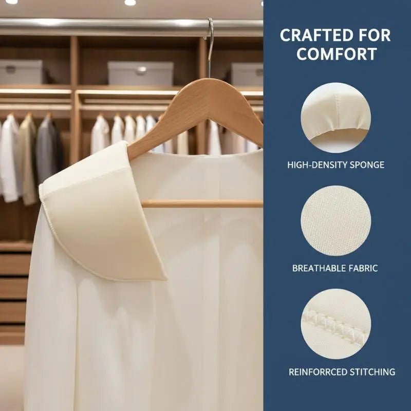 35mm Sponge Shoulder Pads 1 Pair – DIY Suit & Dress Enhancer Sewing Shoulder Pads PLUSH
