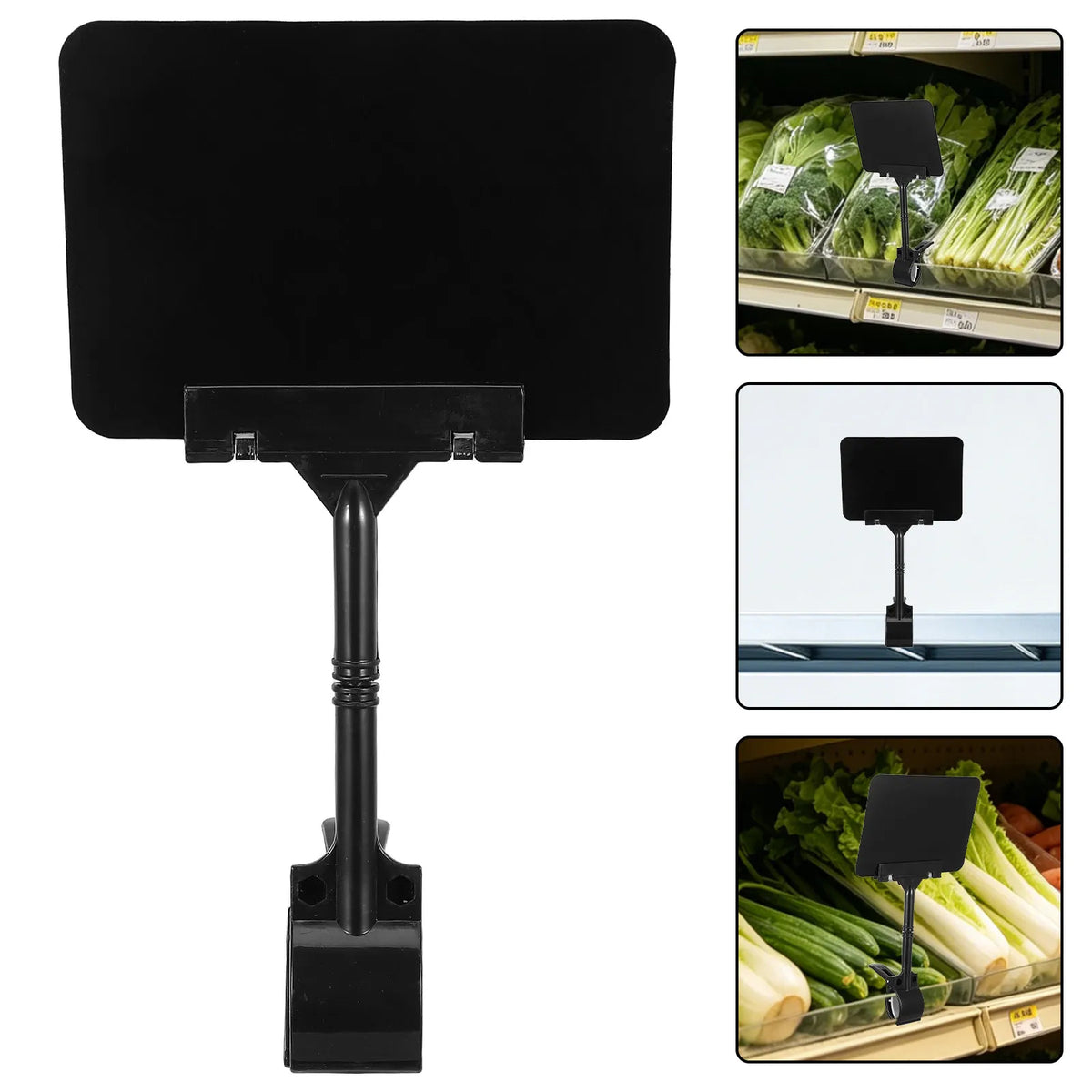 10-Set Erasable Chalkboard Price Sign Display Boards & Clips Price Display Board PLUSH