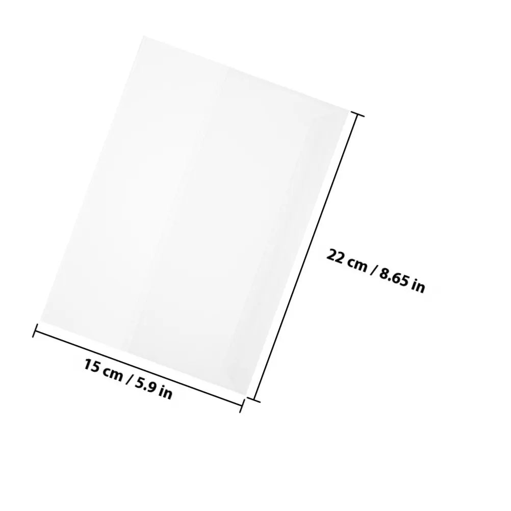 20pcs Clear Waterproof Plastic Book Cover Sleeves for Books Book Cover Sleeves PLUSH