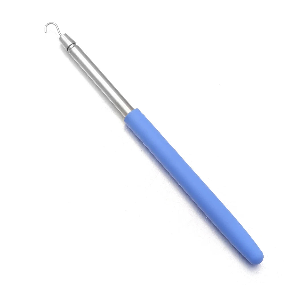 Bracelet Wearing Helper Tool – Clasp Hook for Jewelry & Watch Jewelry Making Tool PLUSH blue