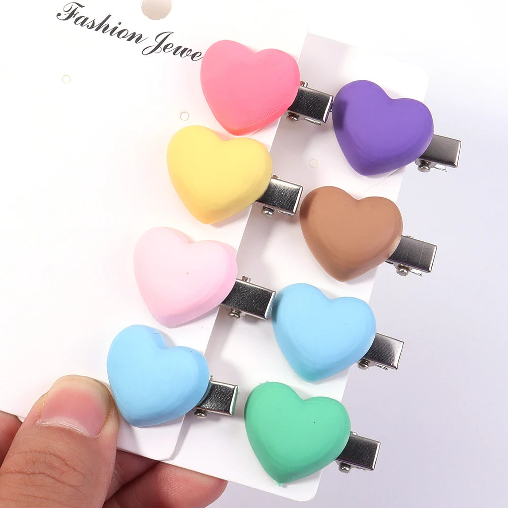 30pcs Heart Flatback Cabochon Beads 17x19mm – DIY Craft Decor Flatback Cabochon Beads PLUSH