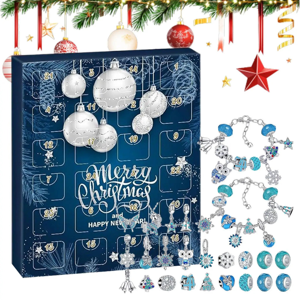 Christmas Advent Calendar 24-Day Bracelet Surprise Gift Set Advent Calendar Gift Set PLUSH