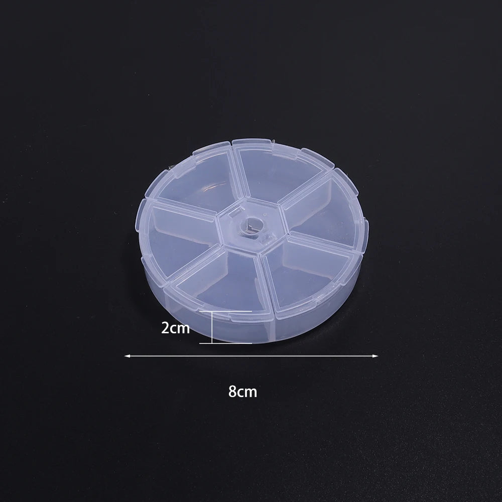 Transparent Plastic Jewelry Storage Box | Adjustable Organizer Jewelry Storage Box PLUSH Style 3